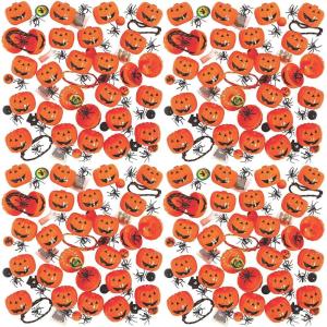 Fun Express 2 1/4″ Bulk 1440 Pieces Toy-Filled Black & Orange Plastic Jack-O’-Lanterns