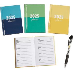 Fun Express 2025 Brightly Colored Weekly Planning Calendar – 12 Piece