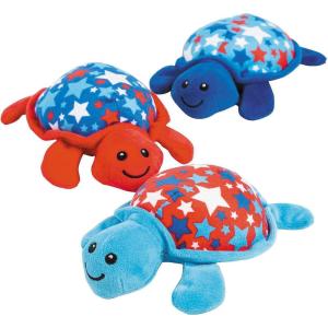 Fun Express 3 1/2″ x 6 1/2″ Patriotic Stuffed Turtles with Star Shells – 12 Pc.