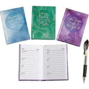 Fun Express 3″ x 4″ 2025 Religious Weekly Planning Calendar – 12 Pieces