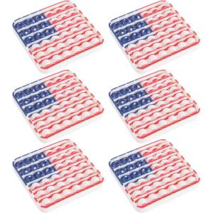 Patriotic Flag Lotsa Pops Popping Toys – 6 Pieces