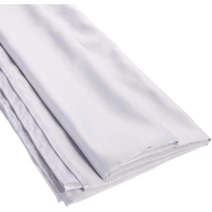 Silver Polyester Draping Fabric 25FT – Party Decor – 1 Piece