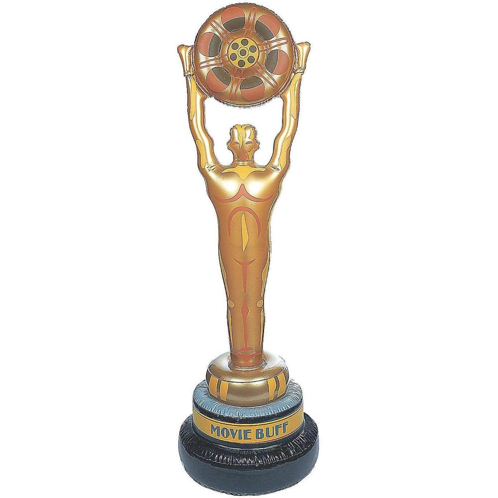 image:imageFun Express Giant Inflatable Movie Buff Party Decoration 5 Feet Tall Hollywood Theme Party Decorations for Movie Night Red Carpet amp Oscar Awards Celebrations Premium Vinyl Movie Props