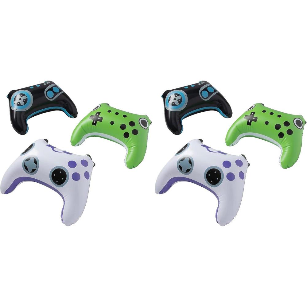 image:imageFun Express Inflatable Gamer Controllers 12 Pack Video Game Party Favors for Kids Birthday Decorations Gaming Theme Party Supplies amp Prizes Boys Gamer Birthday Party Decor amp Favor Ideas15 inches x 11 inches Pack of 2