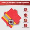 Fun Express – Fire House Hero Lunch Napkins (16pc) for Birthday – Party Supplies – Print Tableware – Print Napkins – Birthday – 16 Pieces