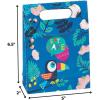 Fun Express – Tropical Toucan & Parrot Paper Bags for Party – Party Supplies – Bags – Paper Gift W & Handles – Party – 12 Pieces