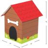 Fun Express Doghouse Treat Boxes – Dog Party Favor Supplies – 12 Pieces