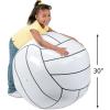 Fun Express Jumbo Inflatable Volleyball Beach Ball 30 Inch – Giant Pool Toys for Kids Ages 4-8 and 8-12 | Large Inflatable Ball for Beach Games, Pool Games & Summer Toys | Pool Party Favors Supplies