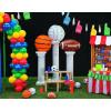 Fun Express Jumbo Inflatable Volleyball Beach Ball 30 Inch – Giant Pool Toys for Kids Ages 4-8 and 8-12 | Large Inflatable Ball for Beach Games, Pool Games & Summer Toys | Pool Party Favors Supplies