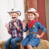 Fun Express Kids’ Cowboy Hats with Design – (12 Pcs)(Cowboy Hats With Star)