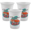 Fun Express Rockin 50’s Disposable Cups – Bulk Set of 25, Each Holds 16 Oz – Party Supplies