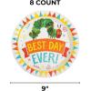Fun Express Very Hungry Caterpillar Dinner Plates for Birthday – Party Supplies – Print Tableware – Print Plates & Bowls – 8 Pieces