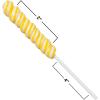 Fun Express Yellow Lemon Swirl Lollipops Bulk 24 Pack – Mini Twist Suckers Individually Wrapped for Birthday Party Favors, Candy Buffet Supplies & Goodie Bags | Fun Candy for Kids Classroom Treats