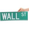 New York City Street Sign Cutouts – Set of 12, Including Wall Street, Broadway and More – Party Supplies and Decor