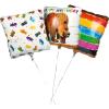Brown Bear Mylar Balloons (3Pc) – Party Decor – 3 Pieces