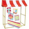 Fun Express Baseball Concessions Stand Tabletop Tent Kit – Party Decor – 6 Pieces, Red, White