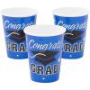 Fun Express Congrats Grad Blue 9Oz Cups (25Pc) – Party Supplies – 25 Pieces