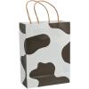 Fun Express Cow Print Craft Bags – Set of 12 – Treat, Favor and Party Supplies