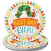 Fun Express Very Hungry Caterpillar Dinner Plates for Birthday – Party Supplies – Print Tableware – Print Plates & Bowls – 8 Pieces