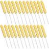 Fun Express Yellow Lemon Swirl Lollipops Bulk 24 Pack – Mini Twist Suckers Individually Wrapped for Birthday Party Favors, Candy Buffet Supplies & Goodie Bags | Fun Candy for Kids Classroom Treats