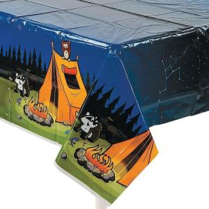 Fun Express Camp Adventure TABLECOVER – Party Supplies – Vacation Bible School Supplies/Decor – 1 Piece