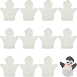 Fun Express DIY Hand Puppets Craft Kits 12 Pack – Arts and Crafts for Kids Ages 4-8 | Toddler Crafts Ages 2-4 | Kids Craft Supplies for Classroom Projects, Party Activities & Creative Play