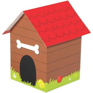 Fun Express Doghouse Treat Boxes – Dog Party Favor Supplies – 12 Pieces