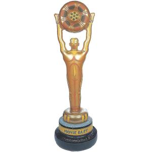 Fun Express Giant Inflatable Movie Buff Party Decoration 5 Feet Tall – Hollywood Theme Party Decorations for Movie Night, Red Carpet & Oscar Awards Celebrations | Premium Vinyl Movie Props