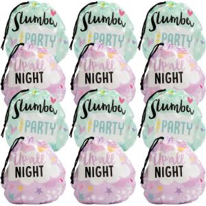 Fun Express Slumber Party Favor Bags – Party Supplies – 12 Pieces