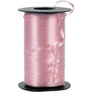 Pink Curling Ribbon (500 Yards) Party Decor Supplies(Pink)