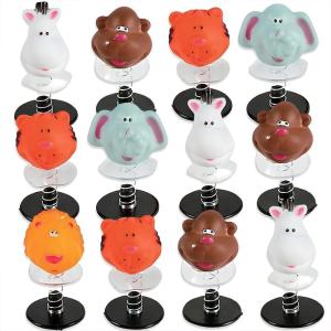 Fun Express Zoo Animal Pop Ups – Party Favor Toys – VBS Vacation Bible School Supplies/Decor – 12 Pieces