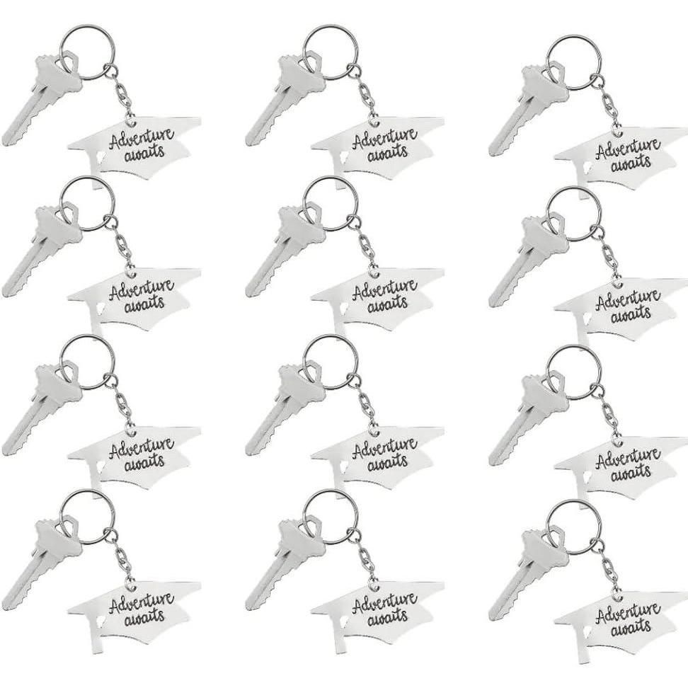 image:imageFun Express  Graduation Saying Enamel Keychain for Graduation  Apparel Accessories  Key Chains  Novelty Key Chains  Graduation  12 Pieces