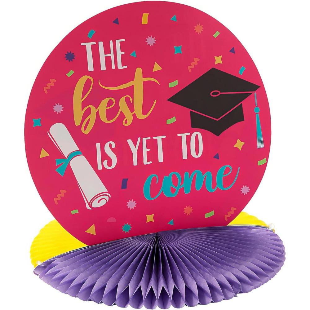 image:imageFun Express Congrats Girl Graduation Table Centerpiece 12x13 Cardstock Party Decor Perfect for Graduation Parties 1 Piece