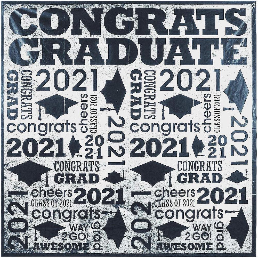 image:imageFun Express Rad Grad 2021 Backdrop Banner  Vibrant Graduation Party Decor  Perfect for Photo Opportunities Celebrations Event Decor  Ideal High School amp College Graduations  Bold Design  1 Piece
