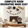 Black Congrats Grad Graduation Party Room Decorating Kit – 11 Pieces