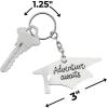 Fun Express – Graduation Saying Enamel Keychain for Graduation – Apparel Accessories – Key Chains – Novelty Key Chains – Graduation – 12 Pieces