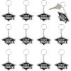 Fun Express 2 1/2″ Class of 2026 Graduation Cap Rubber Keychains – 12 Pc.