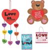 Fun Express Bulk Religious Valentine’s Day Craft Kit Assortment – Makes 48