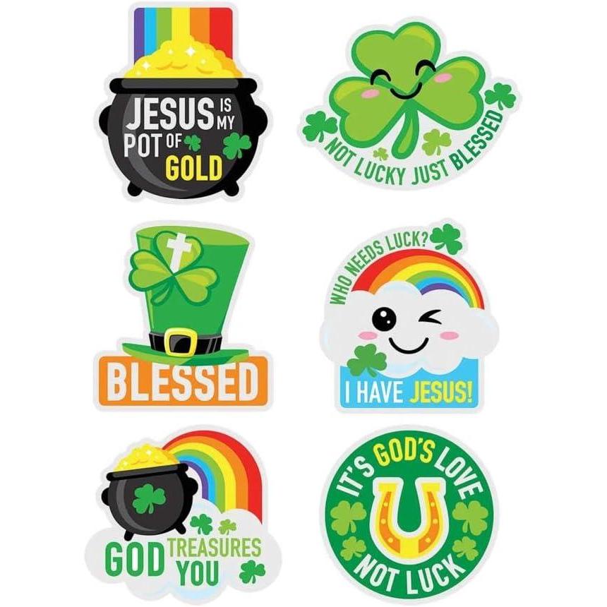 image:imageFun Express Religious St Patricks Day Cutouts  6 Pc
