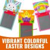 Fun Express 3 1/2″ x 6 3/4″ Brightly Colored Easter Icons Magic Screens – 12 Pc.