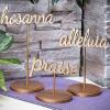 Fun Express 5 3/4″ – 11″ Religious Phrase Easter Wooden Tabletop Signs – 3 Pieces