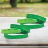 Fun Express Shamrock Rubber Bracelets – St. Patrick’s Day Jewelry Set Green Shamrock Design Fun & Festive Accessories for Party Favors Gifts, or Celebration – Comfortable Durable & Vibrant – 24 Pieces