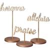 Fun Express 5 3/4″ – 11″ Religious Phrase Easter Wooden Tabletop Signs – 3 Pieces