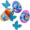 Fun Express Prefilled Easter Eggs, Stuff with New Life in Jesus Growing Butterflies, Easter Egg Hunt Supplies, 12 Pieces
