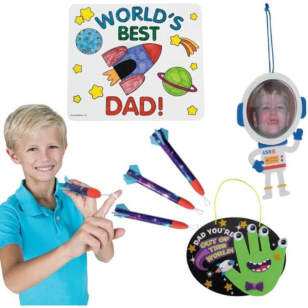 image:imageFun Express Bulk 48 Pc Out of This World Fathers Day Craft amp Activities Kit