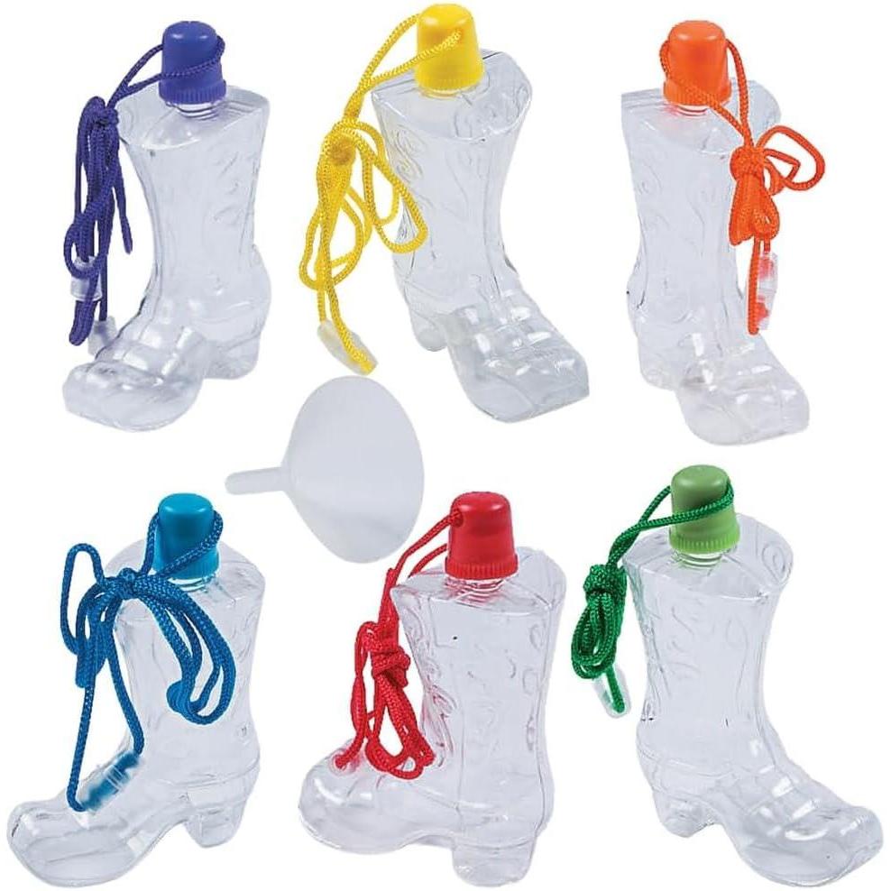 image:imageFun Express Cowboy Boot Sand Art Bottle Necklaces  VBS Vacation Bible School SuppliesDecor  Crafts for Kids and Fun Home Activities