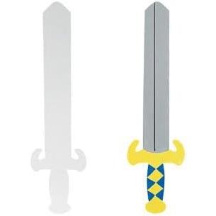image:imageFun Express DIY Swords for Kids Makes 12 Each Toy is 20 inches Long Crafts for Kids and Fun Home Activities VBS Vacation Bible School SuppliesDecor