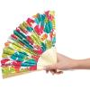 Fun Express – Luau Bamboo Hanging Fans – Party Decor – Hanging Decor – Misc Hanging Decor – 2 Pieces