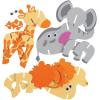 Fun Express 3-D Foam Safari Animals Ck – VBS Vacation Bible School Supplies/Decor – Crafts for Kids and Fun Home Activities