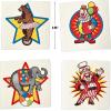 Fun Express Carnival Big top Circus Tattoos | 2 Inch- VBS Vacation Bible School Supplies/Decor – 72 pieces
